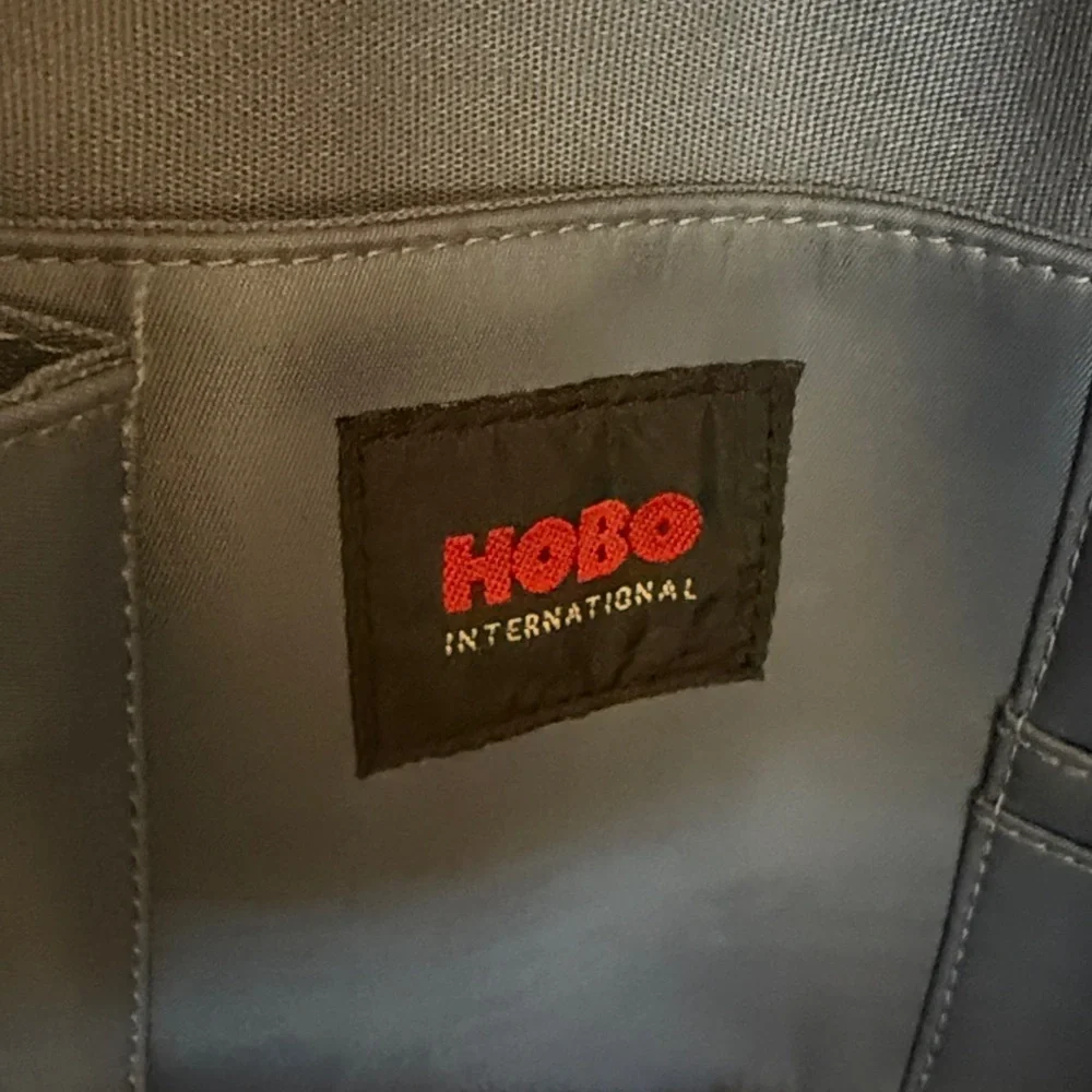 HOBO International Black Work Tote / Laptop Bag